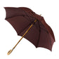 Patterned cane umbrella "Lord" with handle ash wood natural - purely handcrafted