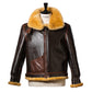 Chapal Paris x MJ: Aviator Jacket "Bomber B1" made from grown Shearling - handmade