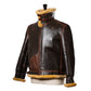 Chapal Paris x MJ: Aviator Jacket "Bomber B1" made from grown Shearling - handmade