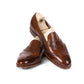 Loafer "Scotsman" made of medium brown calfskin "Russian Calf" - purely handcrafted