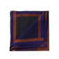 Checked pocket square "Nouveau Tartan 1972" in pure cotton