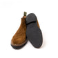 Boot "Winter Chelsea" made of dark brown suede - purely handcrafted