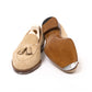 Loafer "Split Toe Tassel" made of Sand Colored Suede - purely handmade