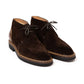 Bootee "Winter Chukka" made of Dark Brown Suede - purely handmade