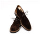 Bootee "Winter Chukka" made of Dark Brown Suede - purely handmade