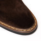 Bootee "Winter Chukka" made of Dark Brown Suede - purely handmade