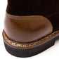 Bootee "Winter Chukka" made of Dark Brown Suede - purely handmade