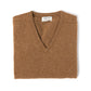 Sweater "Leven Vee" made of geloong lambswool - 2 Ply