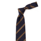 CA Archivio Storico: silk and cotton tie "Cambiando Striscia" - handrolled