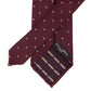 Archivio Storico: Tie "Quadri Jacquard" in silk and wool - handrolled