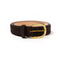 Belt made of original "Suede-Skin" calfskin - handcrafted