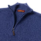 Brigatelli dal 1922 per Michael Jondral: Merino Wool and Cashmere Zip Sweater - 3 Ply Cashmere Blend