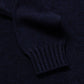Exclusively for Michael Jondral: Dark Blue Turtleneck Sweater made of Scottish 4-ply Cashmere