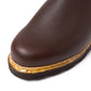 Brown winter boot "Samur" waxed cowhide leather