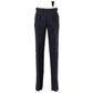 Dubkel blue trousers "Marina Lusso" made of pure Irish linen by Spence Bryson - pure handwork