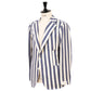 Limited Fox Anniversary Editon: Striped Jacket "The Summer Gent" made of pure wool by Fox Brother's - purely handmade