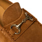Il Mocassino exclusive x MJ: Horsebit loafer "Via Condotti" in medium brown calf suede