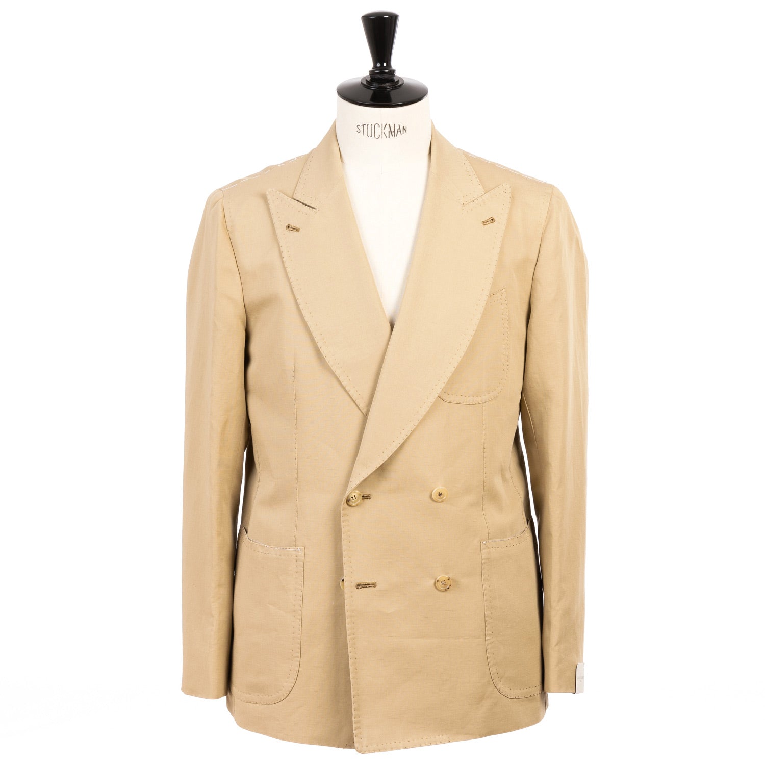 foufou linen double breasted jacket