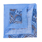 Limited Edition: Pocket Square "Paisley Turco" made of pure Linen - hand-rolled